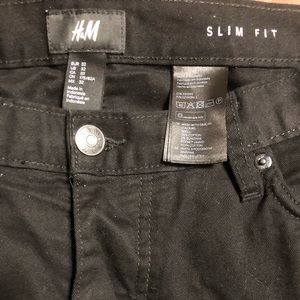 H&M black slim fit jeans